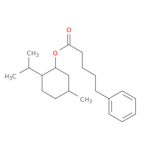 Benzenepentanoic acid, 5-methyl-2-(1-methylethyl)cyclohexyl ester