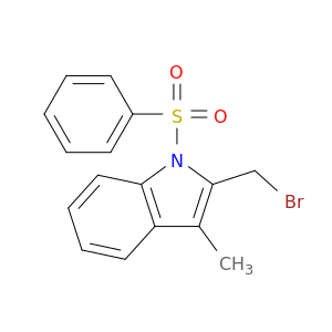 1H-Indole, 2-(bromomethyl)-3-methyl-1-(phenylsulfonyl)-