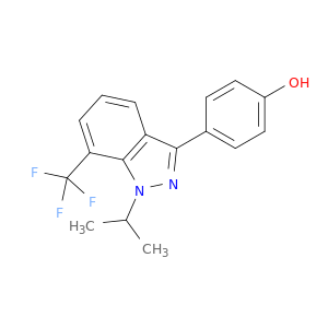 Phenol, 4-[1-(1-methylethyl)-7-(trifluoromethyl)-1H-indazol-3-yl]-