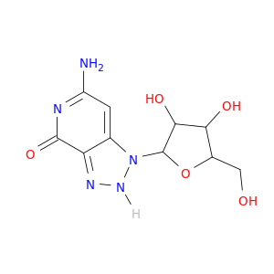 4H-1,2,3-Triazolo[4,5-c]pyridin-4-one,6-amino-1,5-dihydro-1-b-D-ribofuranosyl-