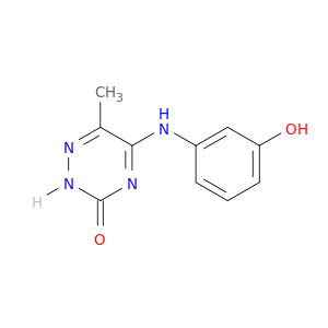 5-((3-Hydroxyphenyl)amino)-6-methyl-1,2,4-triazin-3-ol