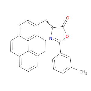 5(4H)-Oxazolone, 2-(3-methylphenyl)-4-(1-pyrenylmethylene)-