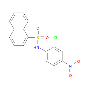 1-Naphthalenesulfonamide, N-(2-chloro-4-nitrophenyl)-