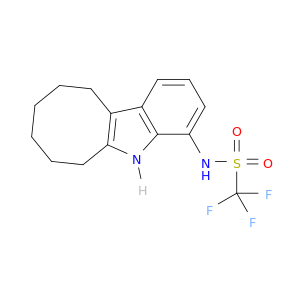 Methanesulfonamide,1,1,1-trifluoro-N-(6,7,8,9,10,11-hexahydro-5H-cyclooct[b]indol-4-yl)-