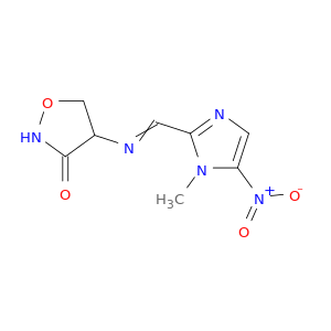 3-Isoxazolidinone,4-[[(1-methyl-5-nitro-1H-imidazol-2-yl)methylene]amino]-