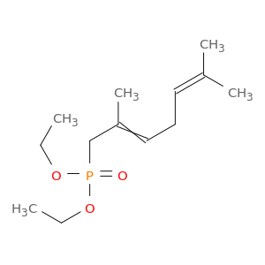 Phosphonic acid, (2,6-dimethyl-2,5-heptadienyl)-, diethyl ester