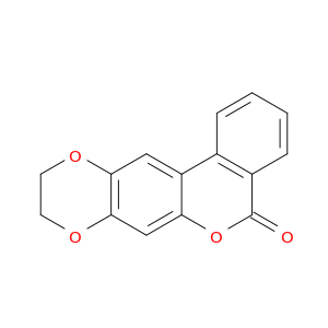5H-[2]Benzopyrano[3,4-g][1,4]benzodioxin-5-one, 9,10-dihydro-