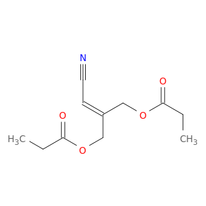 2-Butenenitrile, 4-(1-oxopropoxy)-3-[(1-oxopropoxy)methyl]-