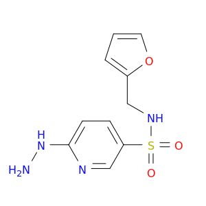 N-(呋喃-2-基甲基)-6-肼基吡啶-3-磺酰胺