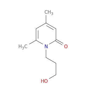 2(1H)-Pyridinone, 1-(3-hydroxypropyl)-4,6-dimethyl-