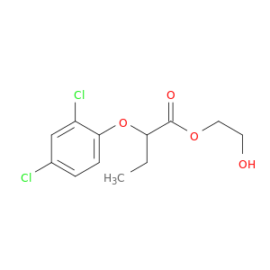 Butanoic acid, 2-(2,4-dichlorophenoxy)-, 2-hydroxyethyl ester