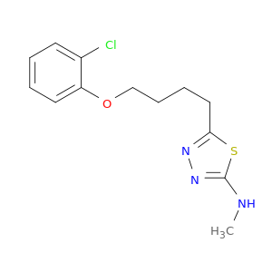 1,3,4-Thiadiazol-2-amine, 5-[4-(2-chlorophenoxy)butyl]-N-methyl-