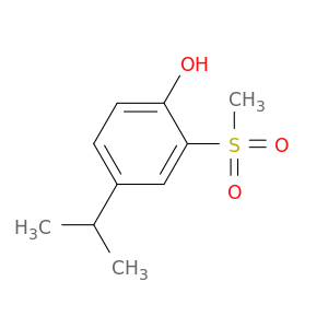 Phenol, 4-(1-methylethyl)-2-(methylsulfonyl)-