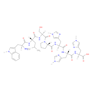 L-Histidine, L-tryptophyl-L-leucyl-L-seryl-L-prolyl-L-histidyl-L-histidyl-