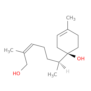 3-Cyclohexen-1-ol, 1-[(4E)-6-hydroxy-1,5-dimethyl-4-hexenyl]-4-methyl-
