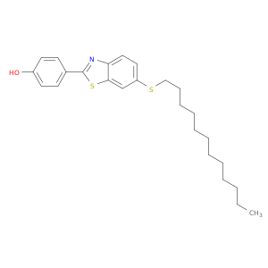 Phenol, 4-[6-(dodecylthio)-2-benzothiazolyl]-