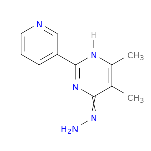 4-Hydrazinylidene-5,6-dimethyl-2-(pyridin-3-yl)-1,4-dihydropyrimidine