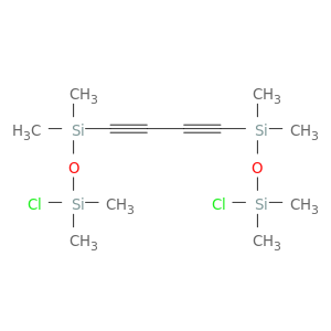 Disiloxane, 1,1'-(1,3-butadiyne-1,4-diyl)bis[3-chloro-1,1,3,3-tetramethyl-