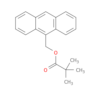 Propanoic acid, 2,2-dimethyl-, 9-anthracenylmethyl ester