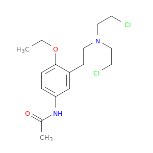 Acetamide,N-[3-[2-[bis(2-chloroethyl)amino]ethyl]-4-ethoxyphenyl]-