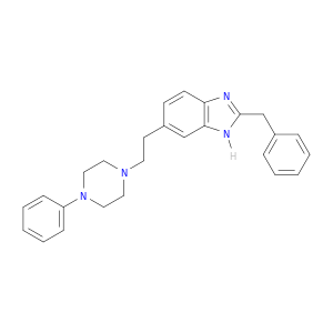1H-Benzimidazole, 2-(phenylmethyl)-5-[2-(4-phenyl-1-piperazinyl)ethyl]-