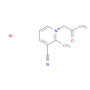 Pyridinium, 3-cyano-2-methyl-1-(2-oxopropyl)-, bromide