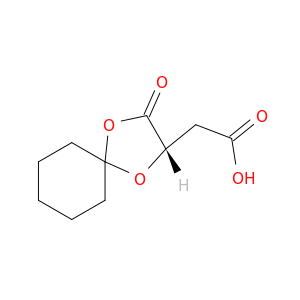 1,4-Dioxaspiro[4.5]decane-2-acetic acid, 3-oxo-, (2S)-