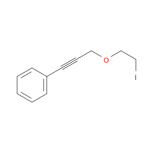 Benzene, [3-(2-iodoethoxy)-1-propynyl]-
