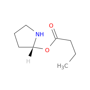 Butanoic acid,(2R)-2-pyrrolidinyl ester (9CI)