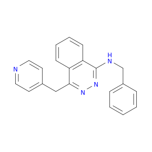 N-(苯基甲基)-4-(4-吡啶基甲基)-1-酞嗪胺