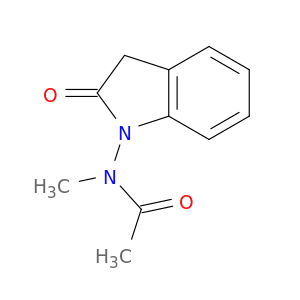 Acetamide, N-(2,3-dihydro-2-oxo-1H-indol-1-yl)-N-methyl-