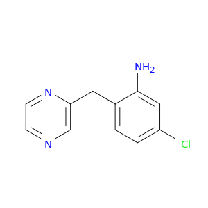 Benzenamine, 5-chloro-2-(2-pyrazinylmethyl)-