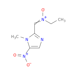Ethanamine, N-[(1-methyl-5-nitro-1H-imidazol-2-yl)methylene]-, N-oxide (9CI)