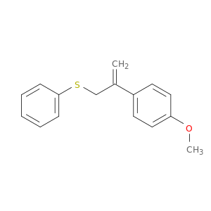 Benzene, 1-methoxy-4-[1-[(phenylthio)methyl]ethenyl]-