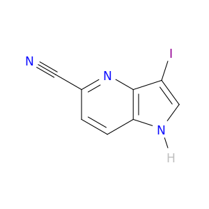 3-Iodo-1H-pyrrolo[3,2-b]pyridine-5-carbonitrile
