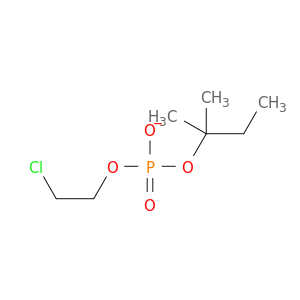 Phosphoric acid, mono(2-chloroethyl) mono(1,1-dimethylpropyl) ester