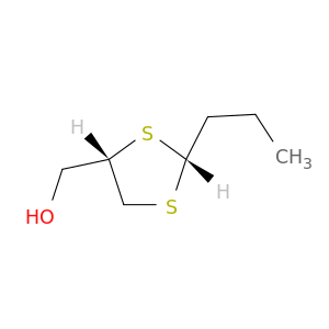 1,3-Dithiolane-4-methanol, 2-propyl-, cis-