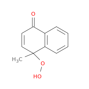 1(4H)-Naphthalenone, 4-hydroperoxy-4-methyl-