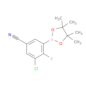 3-氯-4-氟-5-(4,4,5,5-四甲基-1,3,2-二氧硼杂环戊烷-2-基)苯腈