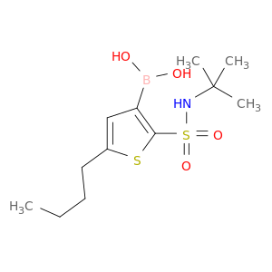 B-[5-丁基-2-[[(1,1-二甲基乙基)氨基]磺酰基]-3-噻吩基]硼酸