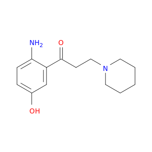 1-Propanone, 1-(2-amino-5-hydroxyphenyl)-3-(1-piperidinyl)-