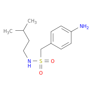 1-(4-Aminophenyl)-N-(3-methylbutyl)methanesulfonamide