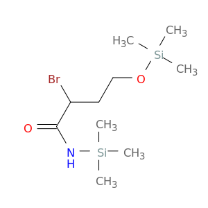 Butanamide, 2-bromo-N-(trimethylsilyl)-4-[(trimethylsilyl)oxy]-