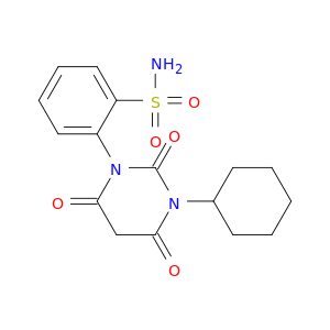 Benzenesulfonamide,2-(3-cyclohexyltetrahydro-2,4,6-trioxo-1(2H)-pyrimidinyl)-
