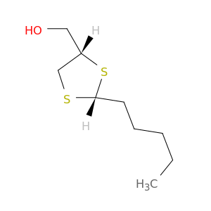 1,3-Dithiolane-4-methanol, 2-pentyl-, cis-