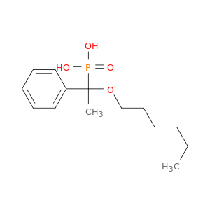 Phosphonic acid, [1-(hexyloxy)-1-phenylethyl]-