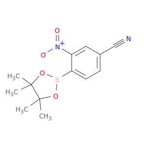 3-硝基-4-(4,4,5,5-四甲基-1,3,2-二氧硼杂环戊烷-2-基)苯腈