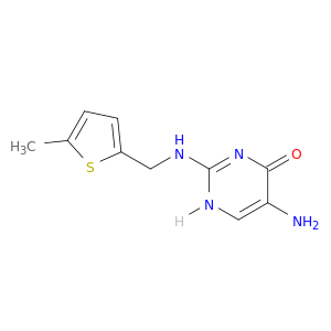 4(1H)-Pyrimidinone, 5-amino-2-[[(5-methyl-2-thienyl)methyl]amino]-