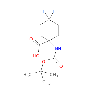 1-((叔丁氧基羰基)氨基)-4,4-二氟环己烷羧酸