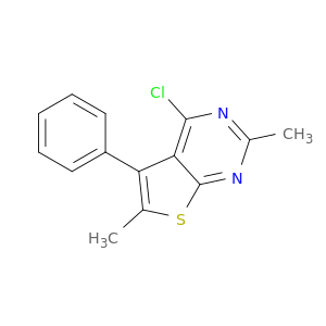 4-Chloro-2,6-dimethyl-5-phenylthieno[2,3-d]pyrimidine